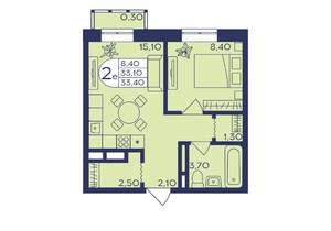 1-к квартира, вторичка, 33м2, 10/17 этаж