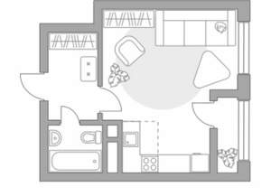 Студия квартира, вторичка, 32м2, 4/15 этаж