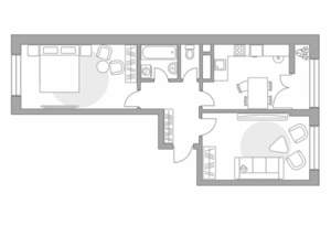 2-к квартира, строящийся дом, 60м2, 9/24 этаж