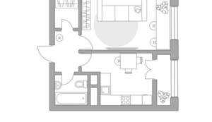 1-к квартира, вторичка, 34м2, 3/9 этаж