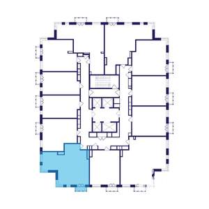 3-к квартира, вторичка, 51м2, 25/25 этаж