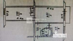 2-к квартира, вторичка, 44м2, 5/5 этаж