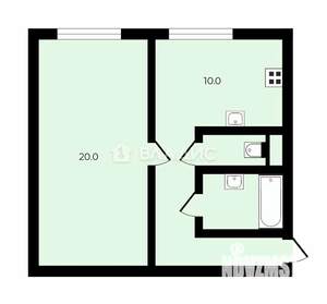 1-к квартира, вторичка, 40м2, 1/11 этаж