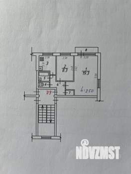 2-к квартира, вторичка, 41м2, 5/5 этаж