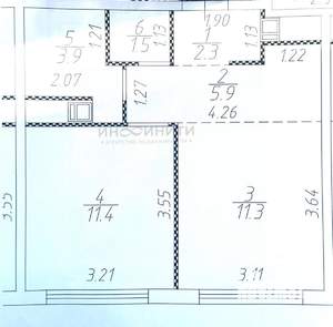 1-к квартира, вторичка, 37м2, 10/21 этаж