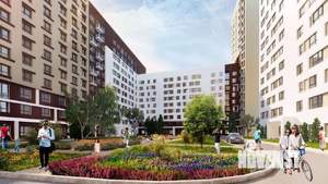 1-к квартира, строящийся дом, 35м2, 8/17 этаж