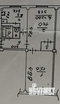 2-к квартира, вторичка, 45м2, 2/5 этаж
