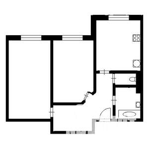 2-к квартира, вторичка, 63м2, 23/25 этаж