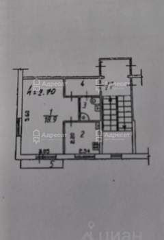 1-к квартира, вторичка, 31м2, 5/5 этаж