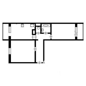 2-к квартира, вторичка, 63м2, 14/14 этаж
