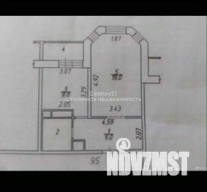 1-к квартира, вторичка, 43м2, 9/15 этаж