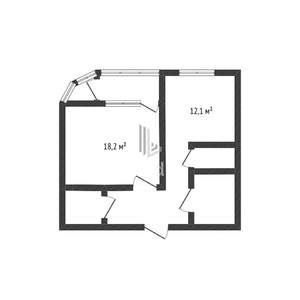 1-к квартира, вторичка, 45м2, 13/14 этаж