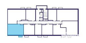 3-к квартира, вторичка, 46м2, 4/17 этаж