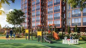 1-к квартира, строящийся дом, 30м2, 13/17 этаж