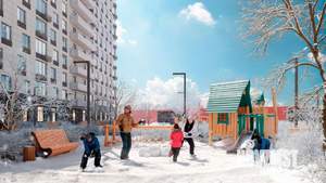 2-к квартира, строящийся дом, 54м2, 12/17 этаж