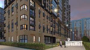 Студия квартира, строящийся дом, 28м2, 19/23 этаж