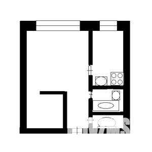 1-к квартира, вторичка, 30м2, 3/5 этаж