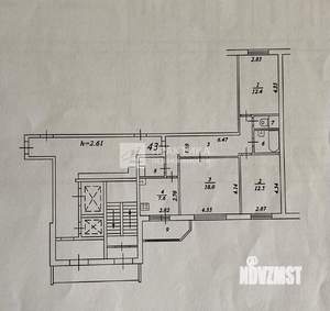 3-к квартира, вторичка, 70м2, 11/17 этаж