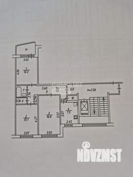 3-к квартира, вторичка, 65м2, 9/9 этаж