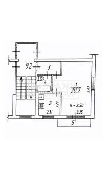 1-к квартира, вторичка, 32м2, 3/5 этаж
