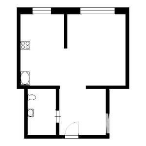 1-к квартира, вторичка, 38м2, 2/25 этаж