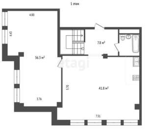 4-к квартира, вторичка, 143м2, 18/19 этаж