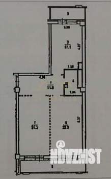 2-к квартира, вторичка, 76м2, 3/6 этаж