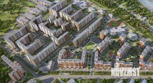 2-к квартира, строящийся дом, 48м2, 15/17 этаж
