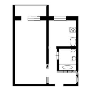 1-к квартира, вторичка, 33м2, 3/9 этаж