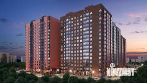 3-к квартира, строящийся дом, 66м2, 15/17 этаж