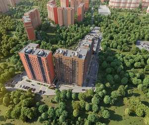 1-к квартира, вторичка, 46м2, 6/17 этаж