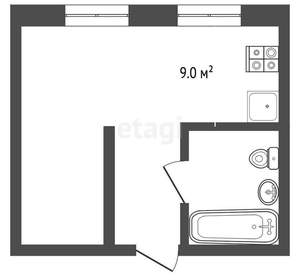 Студия квартира, вторичка, 39м2, 2/14 этаж