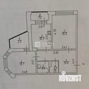 2-к квартира, вторичка, 60м2, 3/17 этаж