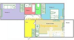 2-к квартира, вторичка, 66м2, 4/22 этаж