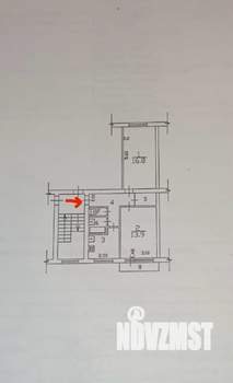 2-к квартира, вторичка, 48м2, 4/5 этаж
