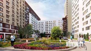1-к квартира, строящийся дом, 40м2, 10/17 этаж