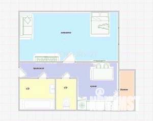1-к квартира, вторичка, 38м2, 6/17 этаж