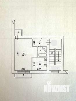 1-к квартира, вторичка, 31м2, 3/4 этаж