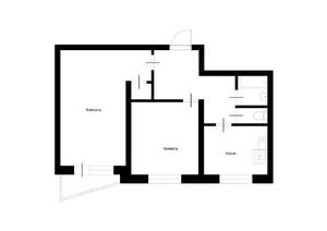 2-к квартира, вторичка, 45м2, 8/9 этаж