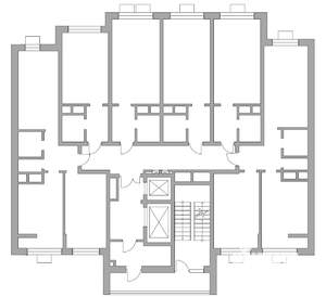 2-к квартира, строящийся дом, 55м2, 15/25 этаж