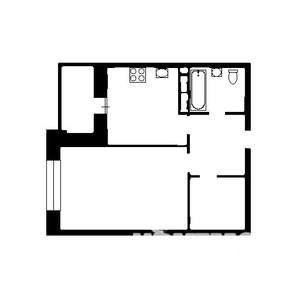 1-к квартира, вторичка, 41м2, 17/17 этаж
