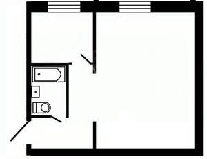 1-к квартира, вторичка, 31м2, 5/5 этаж