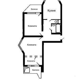 2-к квартира, вторичка, 59м2, 14/17 этаж