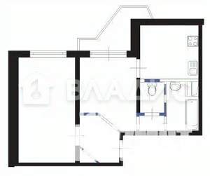 1-к квартира, вторичка, 38м2, 9/16 этаж