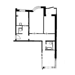 3-к квартира, вторичка, 101м2, 17/25 этаж