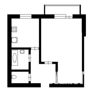 1-к квартира, вторичка, 38м2, 8/10 этаж