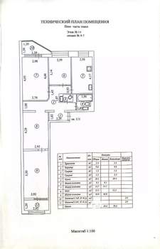 3-к квартира, вторичка, 78м2, 14/14 этаж