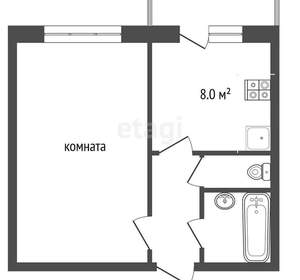 1-к квартира, вторичка, 33м2, 5/9 этаж