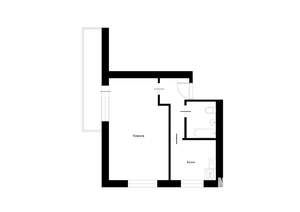 1-к квартира, вторичка, 30м2, 8/9 этаж