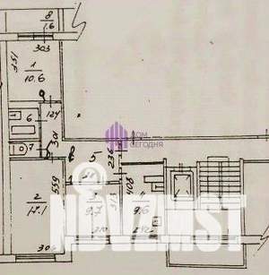 3-к квартира, вторичка, 62м2, 2/10 этаж